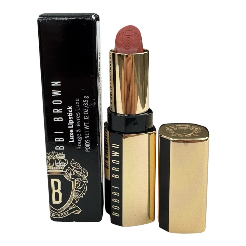 Bobbi Brown Lipstick 312 Pink Buff Long Wear Hydrating Luxe Satin Lip Color NIB